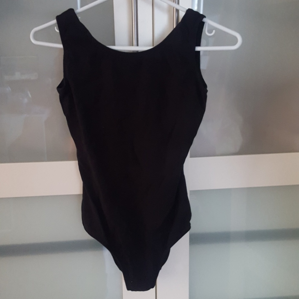 SIMPLE DANCE BLACK LEOTARD